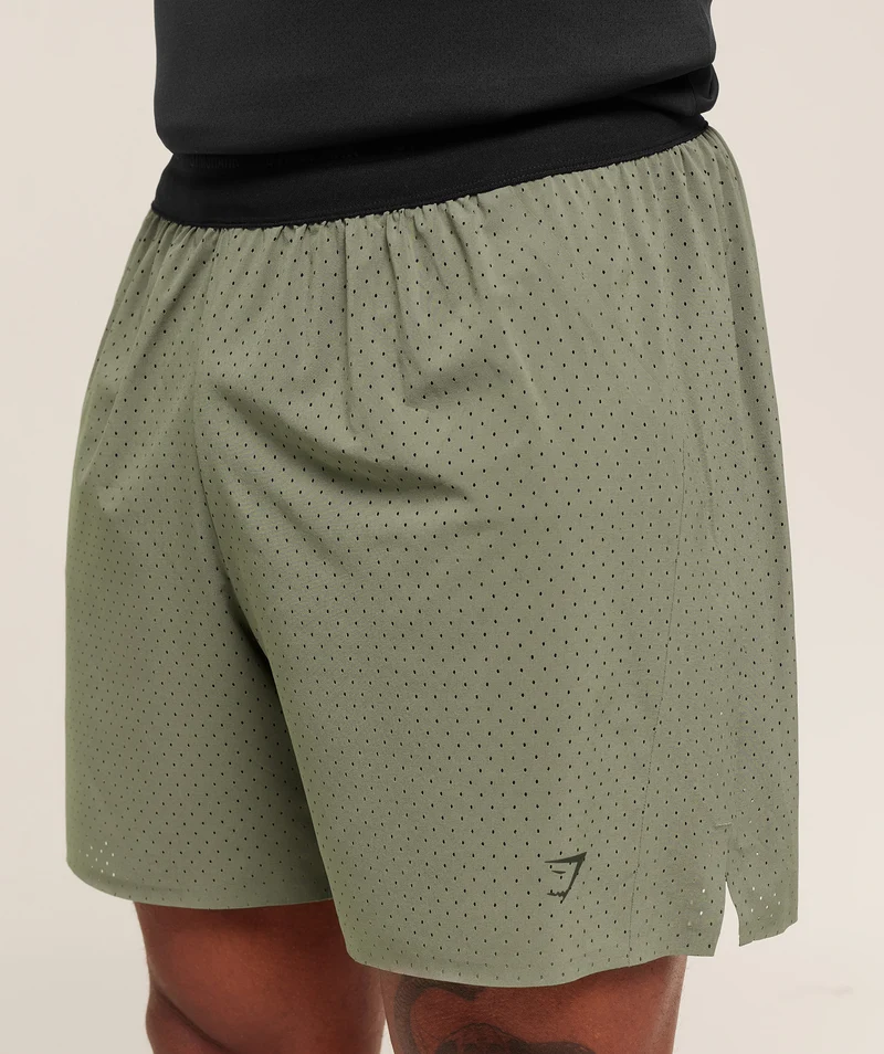 Gymshark Sport Zero 5" Shorts - Base Green