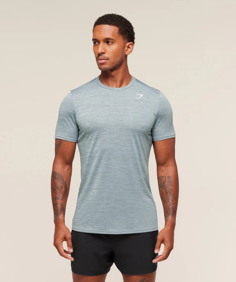 Gymshark Arrival T-Shirt - Smoke Blue/Denim Grey