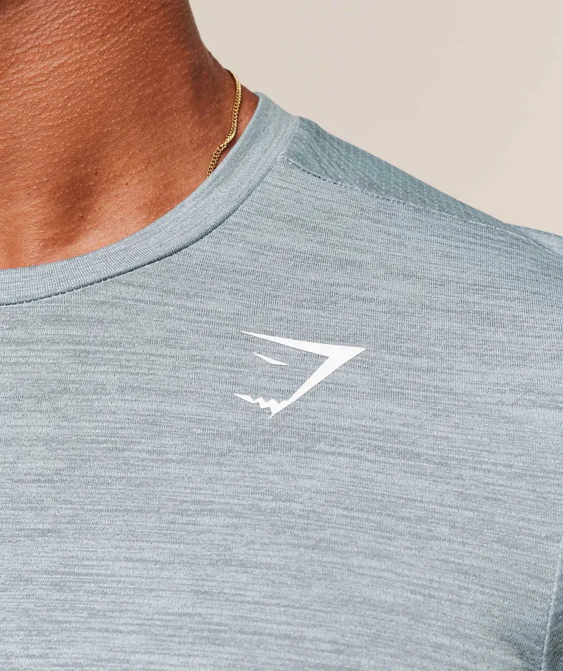 Gymshark Arrival T-Shirt - Smoke Blue/Denim Grey