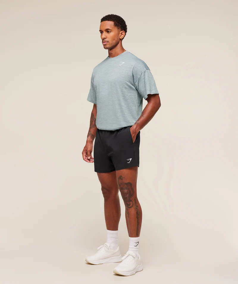 Gymshark Arrival Oversized T-Shirt - Smoke Blue/Denim Grey