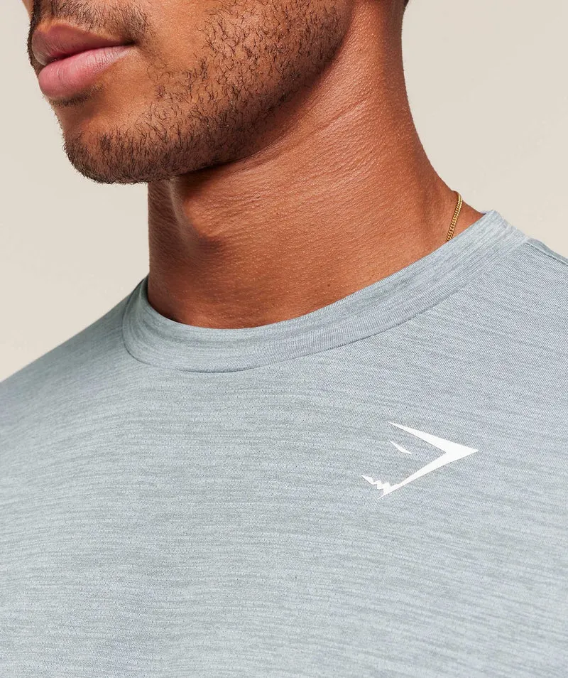 Gymshark Arrival Oversized T-Shirt - Smoke Blue/Denim Grey