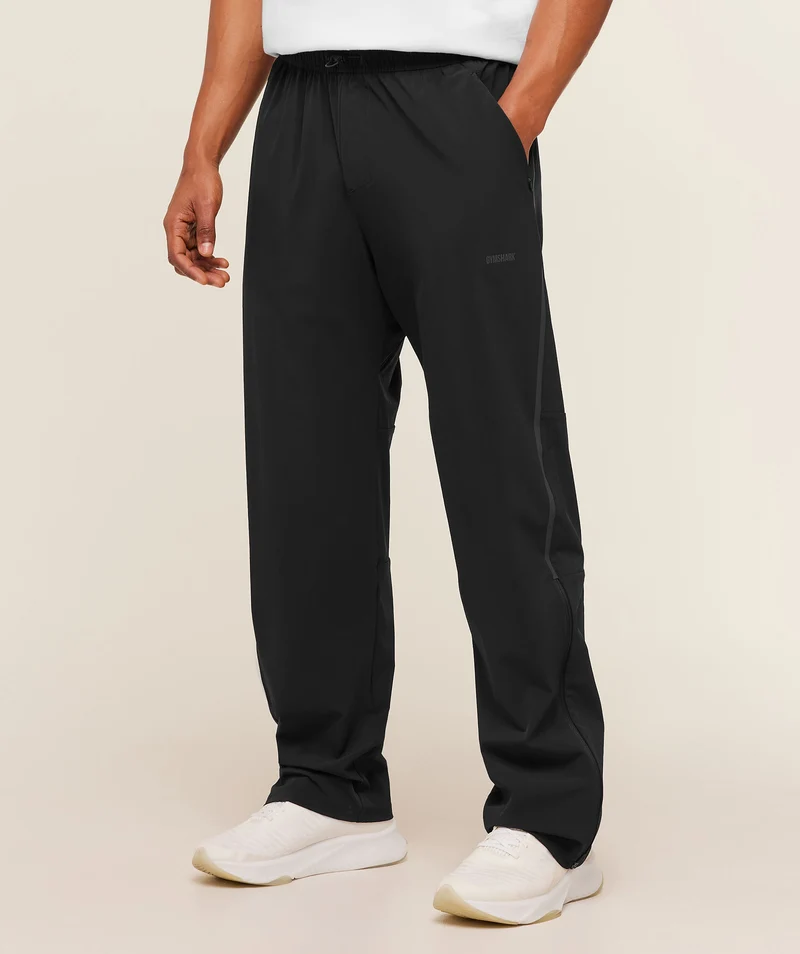 Gymshark Hybrid Zip Pants - Black