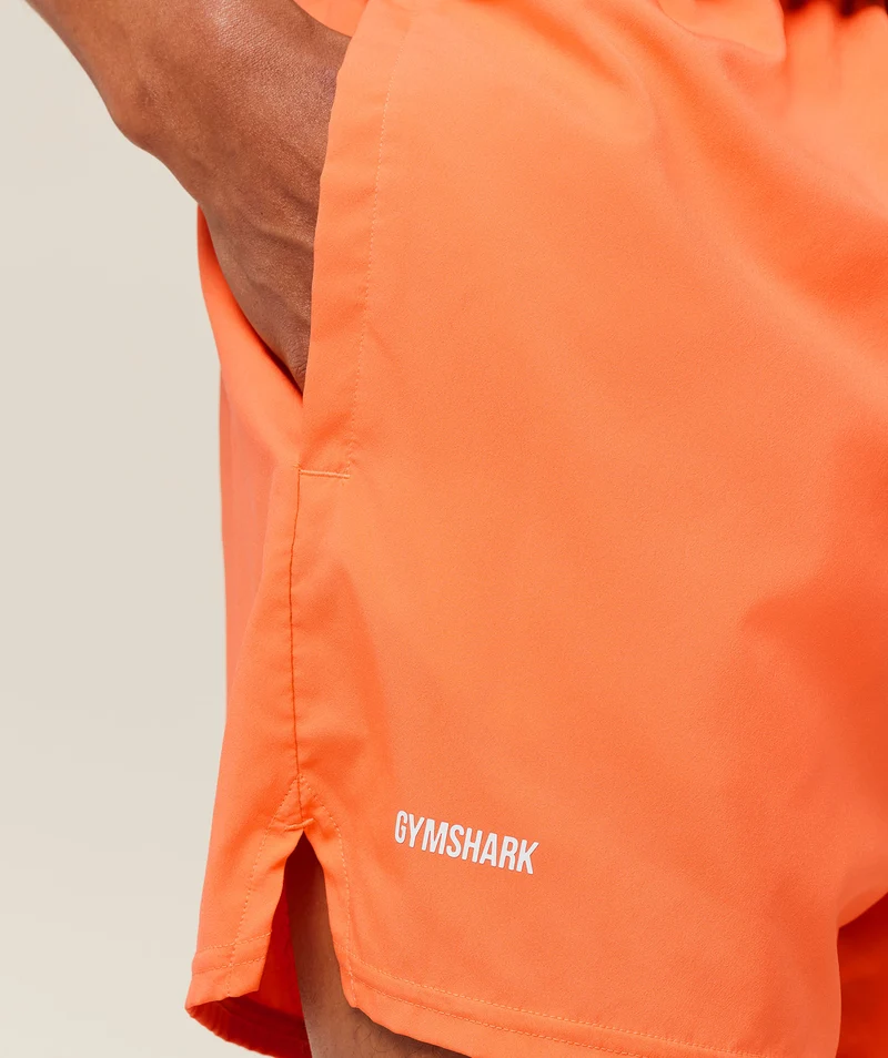 Gymshark Train 5" Shorts - Dayglow Peach