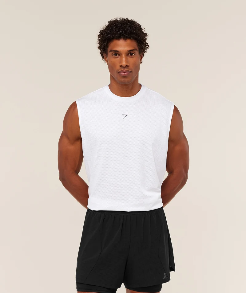 Gymshark Find Your Speed Tank - White