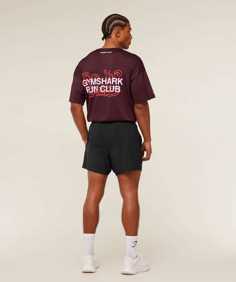Gymshark Find Your Speed T-Shirt - Rich Maroon