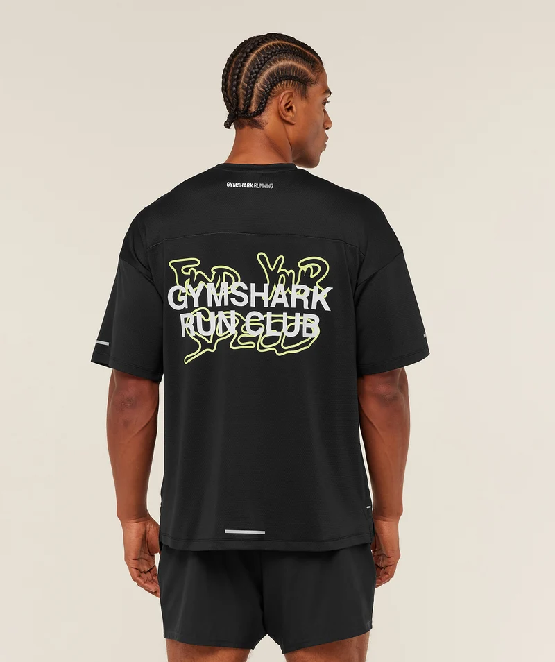 Gymshark Find Your Speed T-Shirt - Black