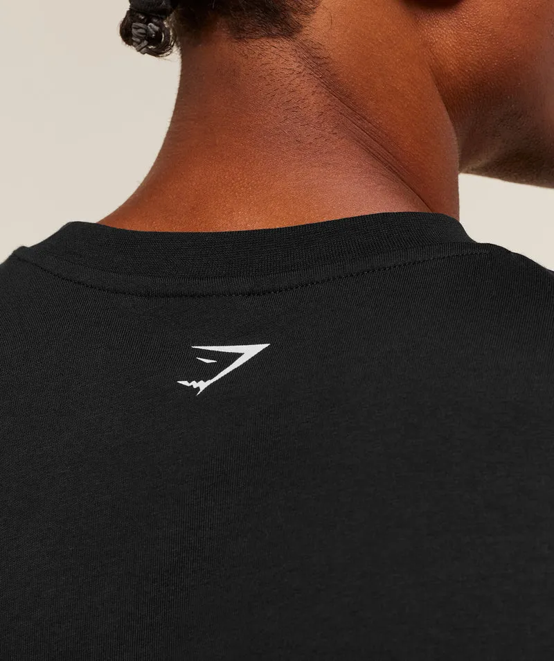 Gymshark 2012 Strength T-Shirt - Black