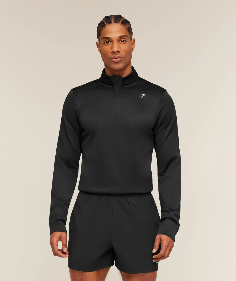 Gymshark Training 1/4 Zip - Black