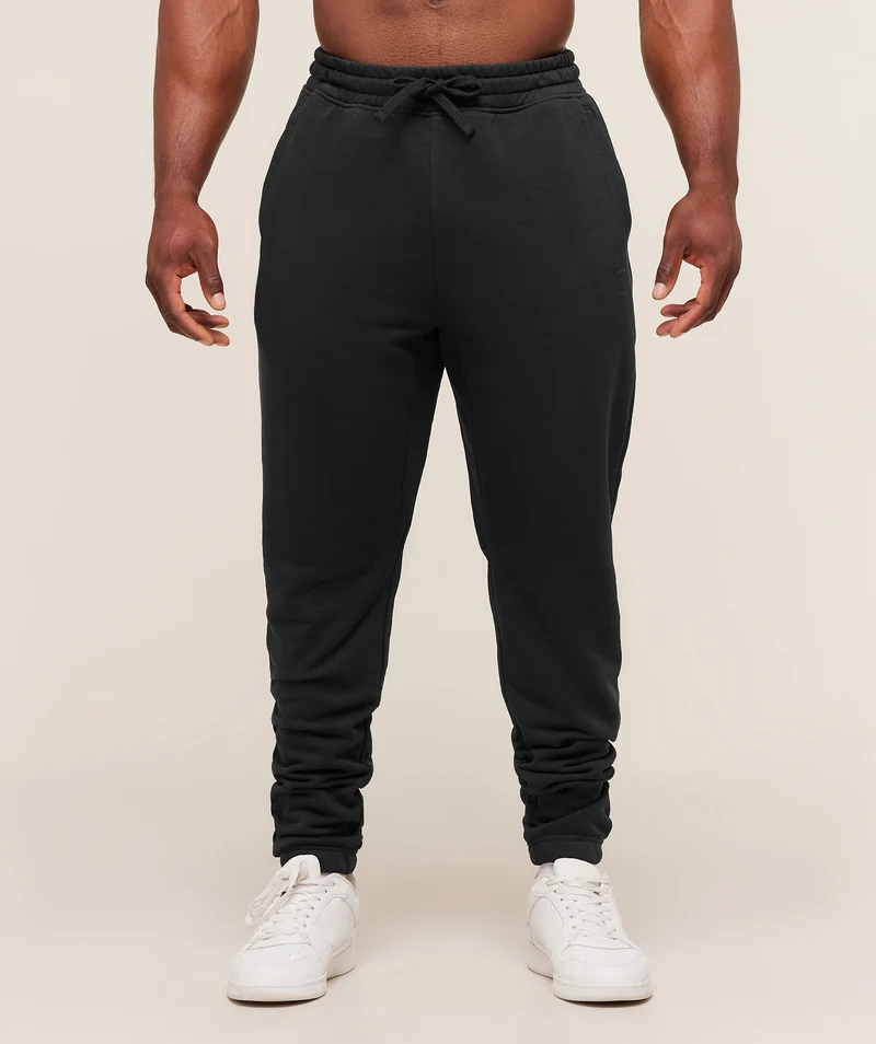 Gymshark Power Joggers Tall - Black/Asphalt Grey