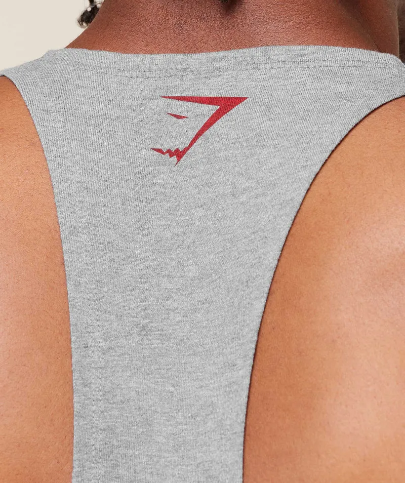 Gymshark Power Stringer - Charcoal Core Marl