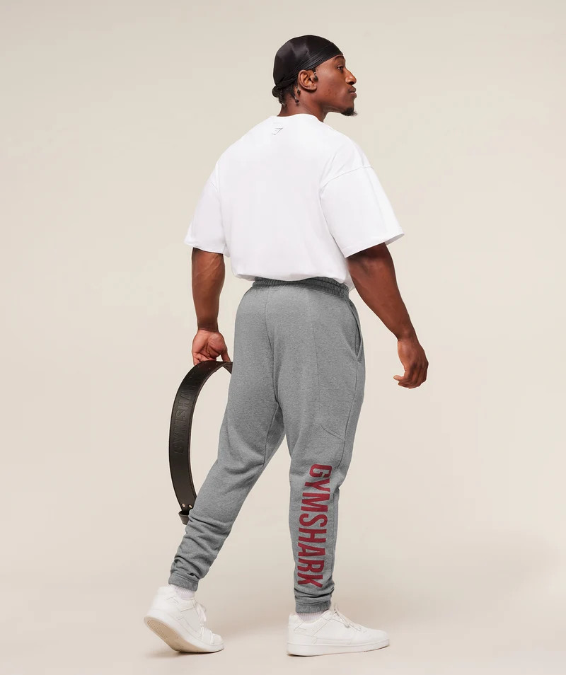 Gymshark Power Wordmark Jogger - Charcoal Core Marl