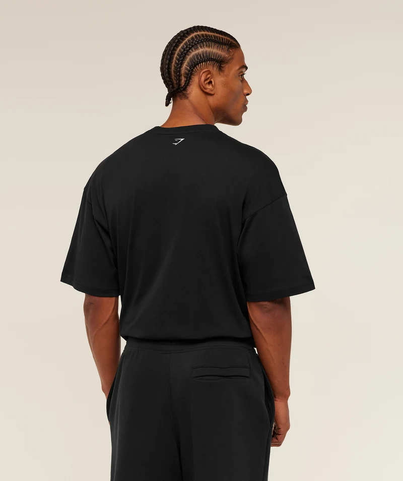 Gymshark 12 Graphic T-Shirt - Black
