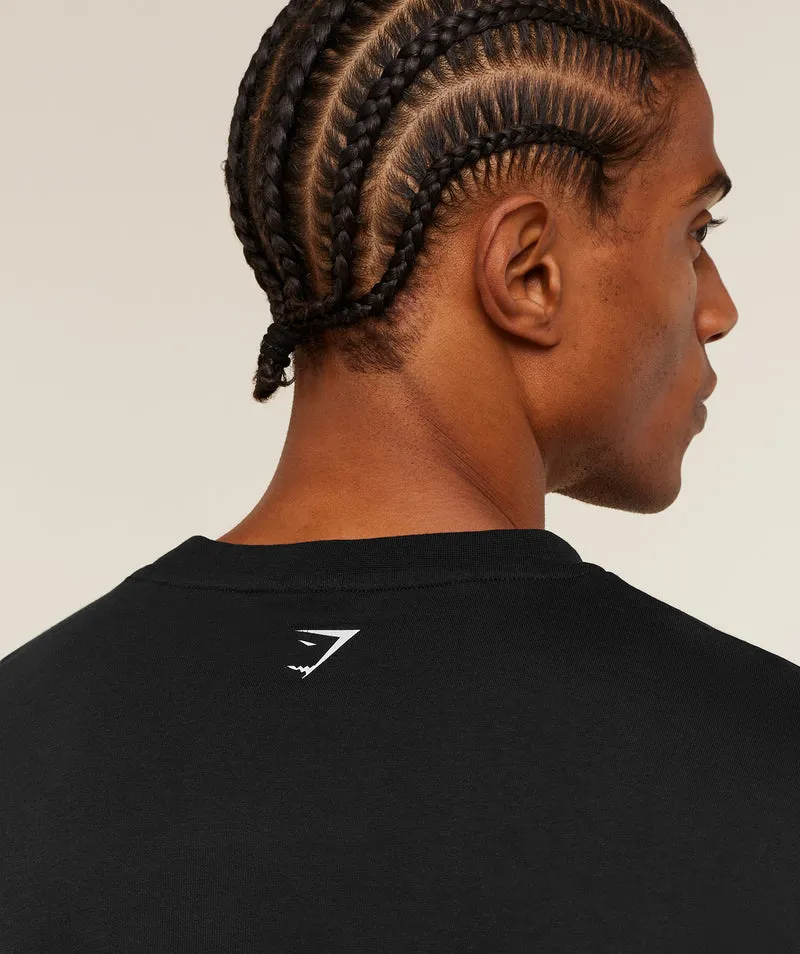 Gymshark 12 Graphic T-Shirt - Black