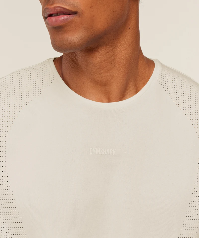 Gymshark Distance Seamless Tank - Soft White