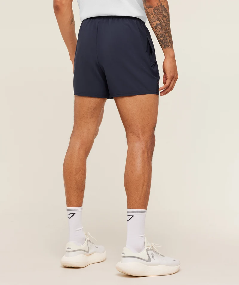 Gymshark Run Club Graphic Short - Heavy Blue