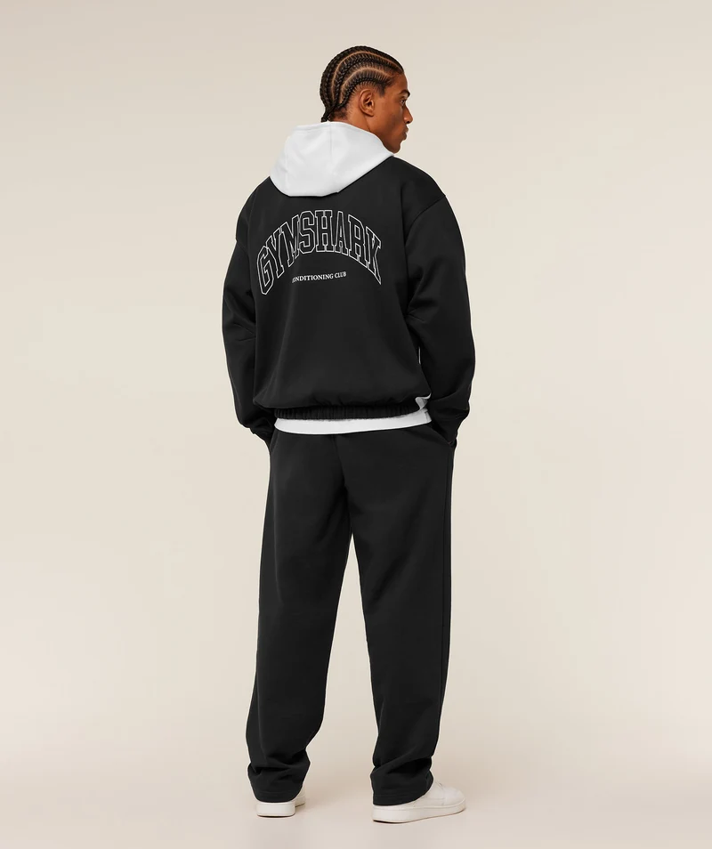 Gymshark Collegiate Tech Hoodie - Black