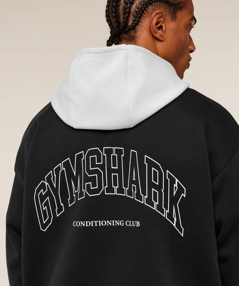 Gymshark Collegiate Tech Hoodie - Black