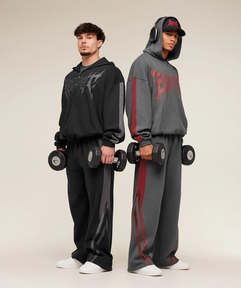 Gymshark x Carlos Belcast Zip Up Hoodie - Black