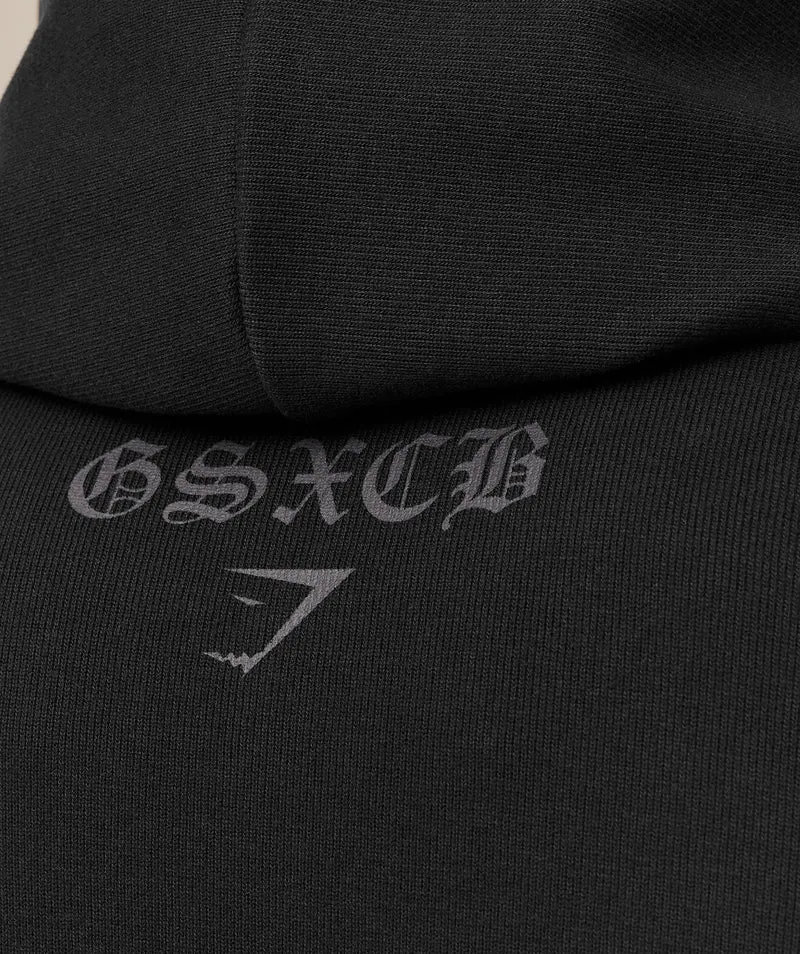 Gymshark x Carlos Belcast Zip Up Hoodie - Black