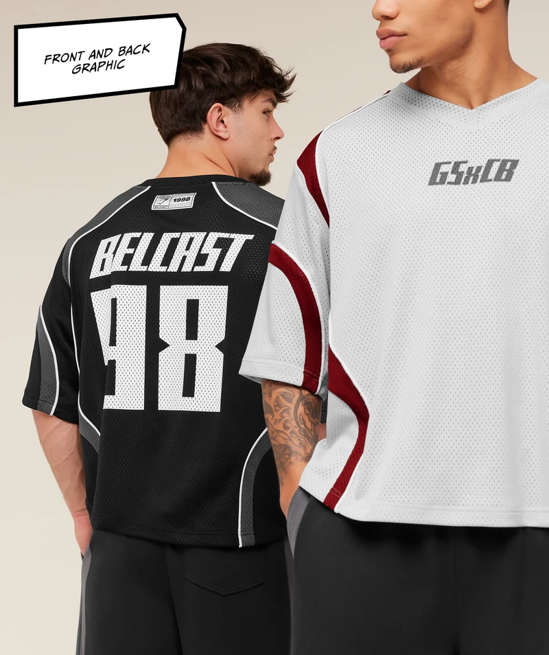 Gymshark GS x Carlos Mesh Jersey - Black