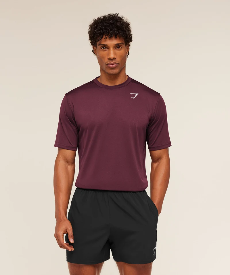 Gymshark Arrival T-Shirt - Impact Burgundy