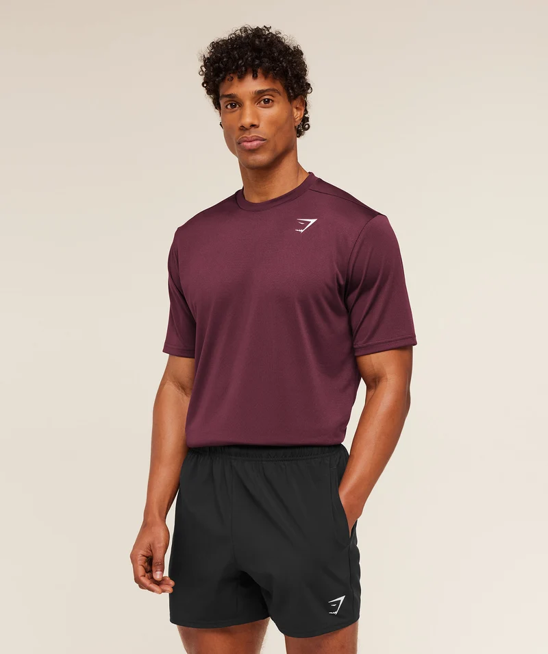 Gymshark Arrival T-Shirt - Impact Burgundy