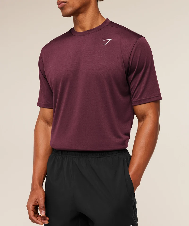 Gymshark Arrival T-Shirt - Impact Burgundy