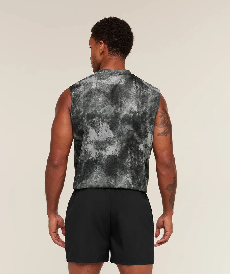 Gymshark Oversized Performance Tank - Smokey Grey