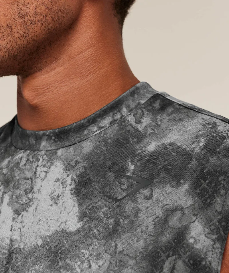 Gymshark Oversized Performance Tank - Smokey Grey