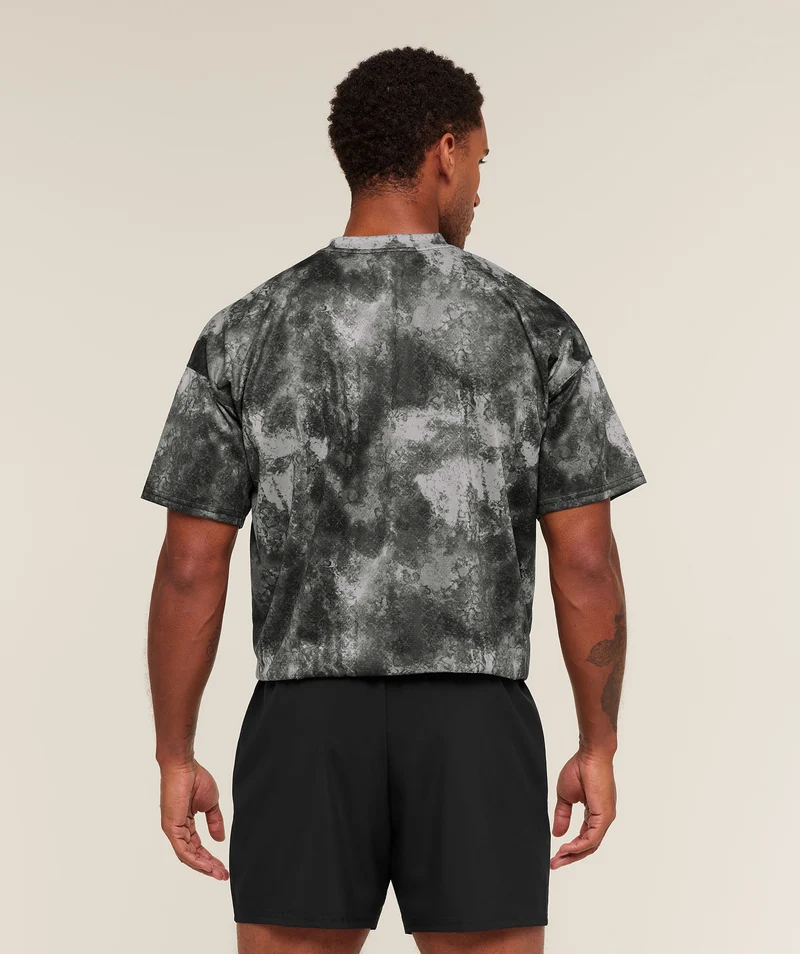 Gymshark Arrival Oversized T-Shirt - Smokey Grey