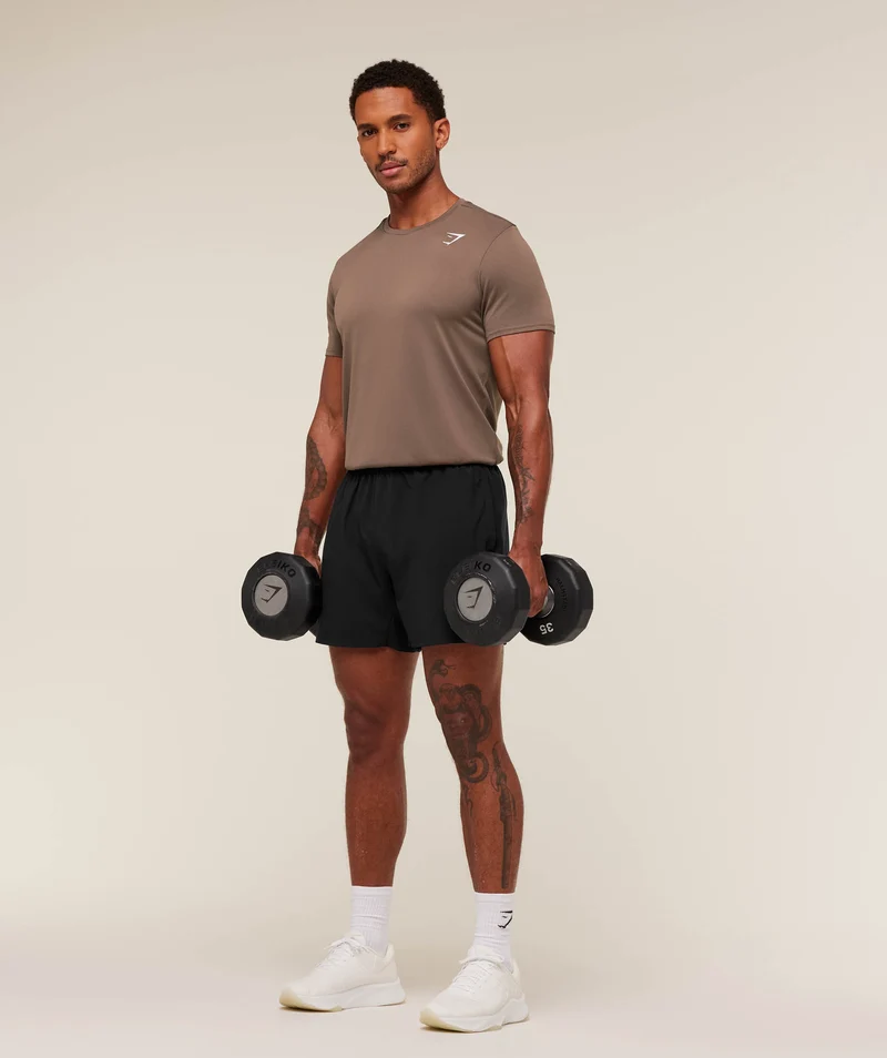 Gymshark Arrival T-Shirt - Soft Brown