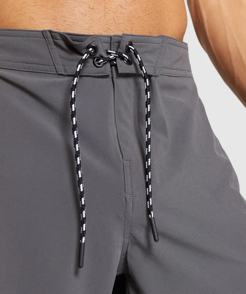 Gymshark Swim Board Shorts - Charcoal/Black