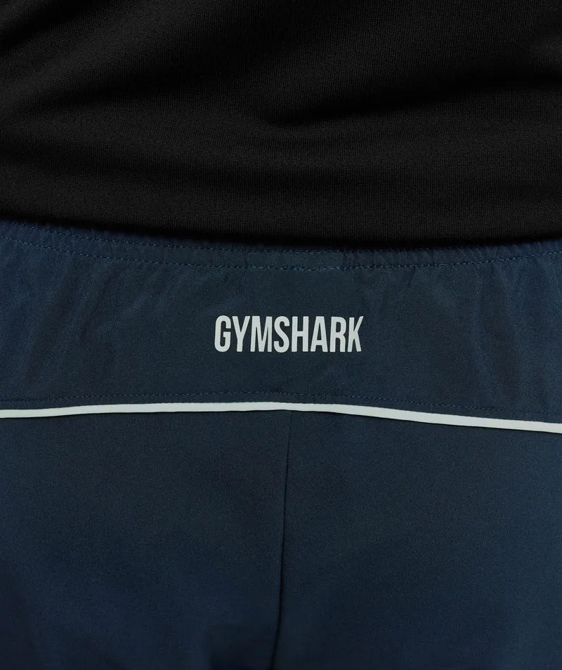 Gymshark Arrival Block 6" Shorts - Navy
