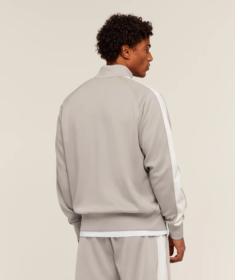 Gymshark Tricot Track Jacket - Mushroom Grey