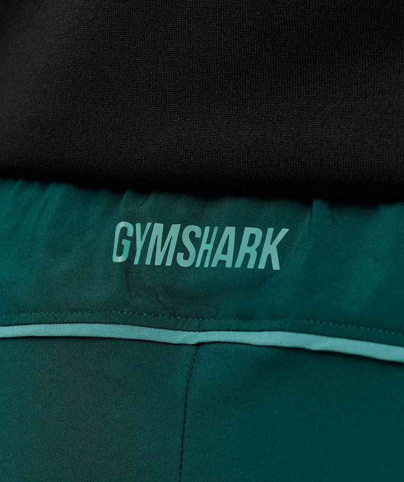 Gymshark Arrival Block 6" Shorts - Weighted Teal