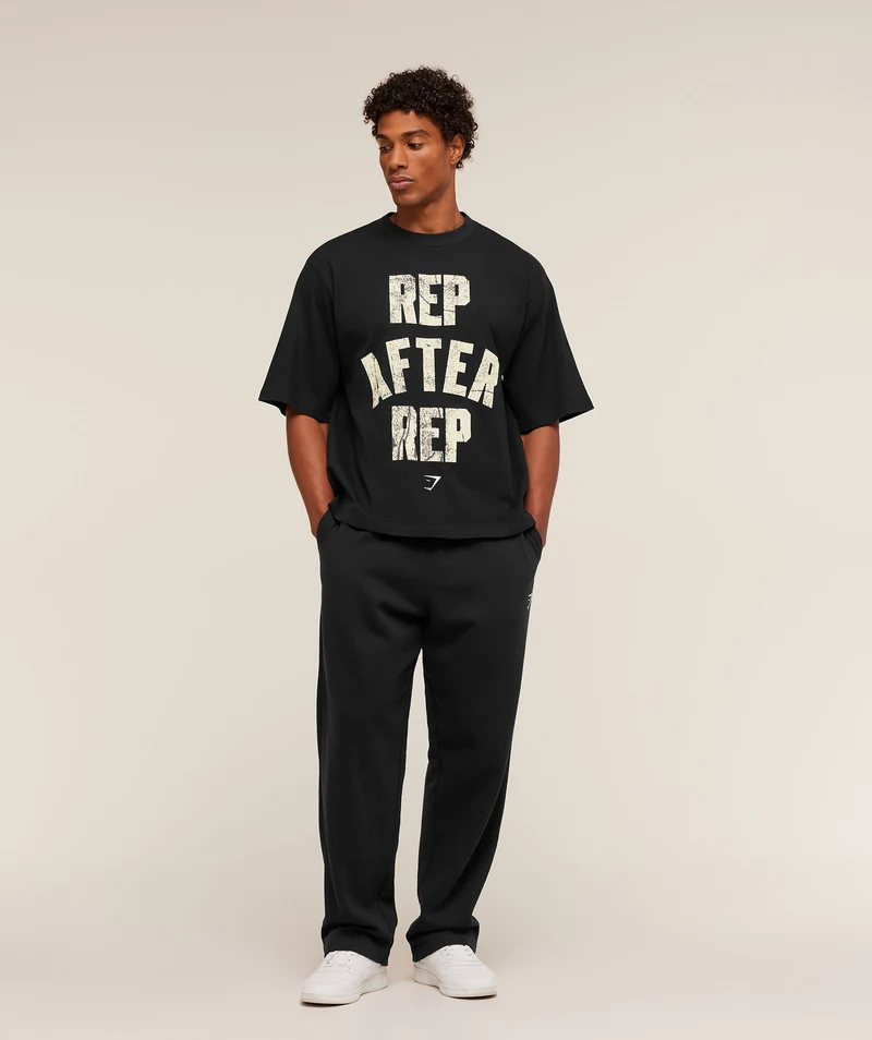 Gymshark Rep After Rep T-Shirt - Black