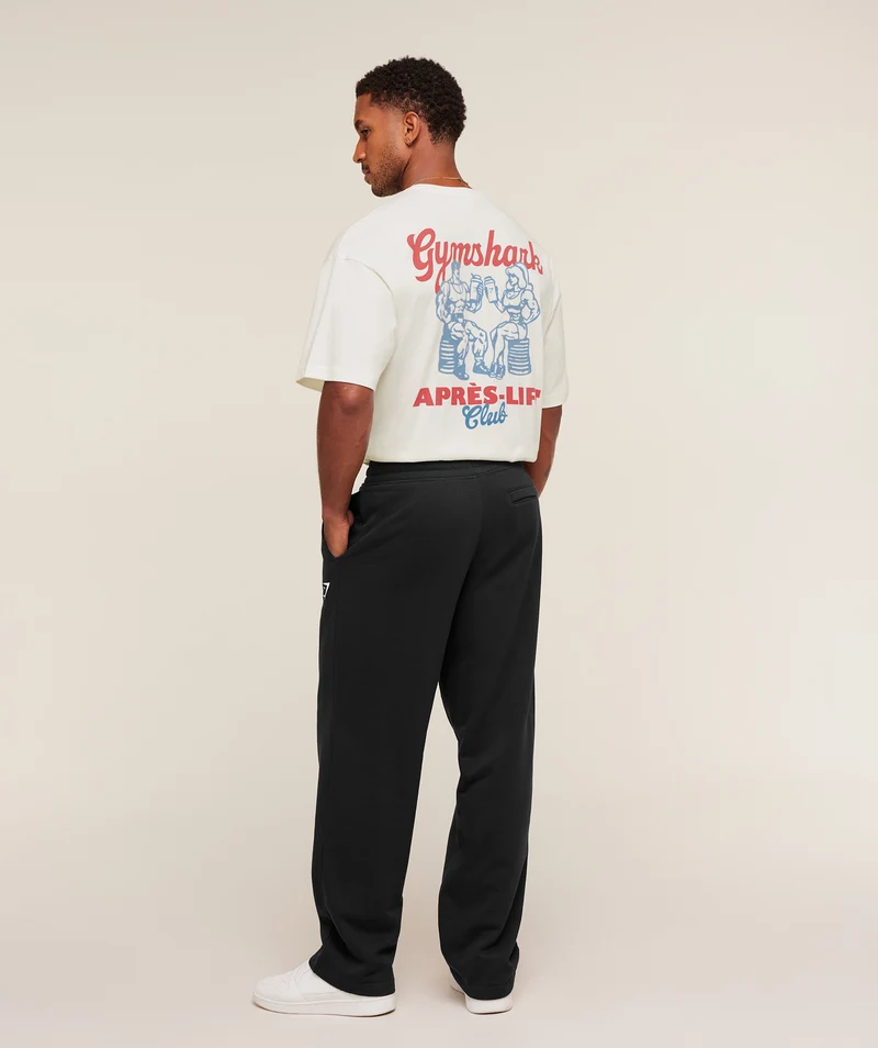 Gymshark Après-Lift Club T-Shirt - Soft White