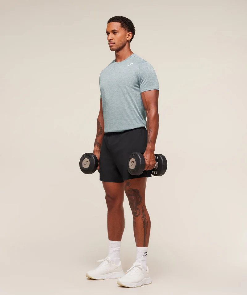 Gymshark Arrival T-Shirt - Smoke Blue/Denim Grey