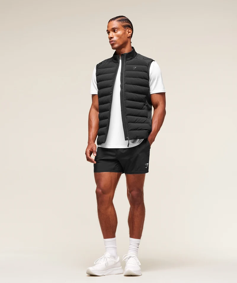 Gymshark Hybrid Gilet - Black