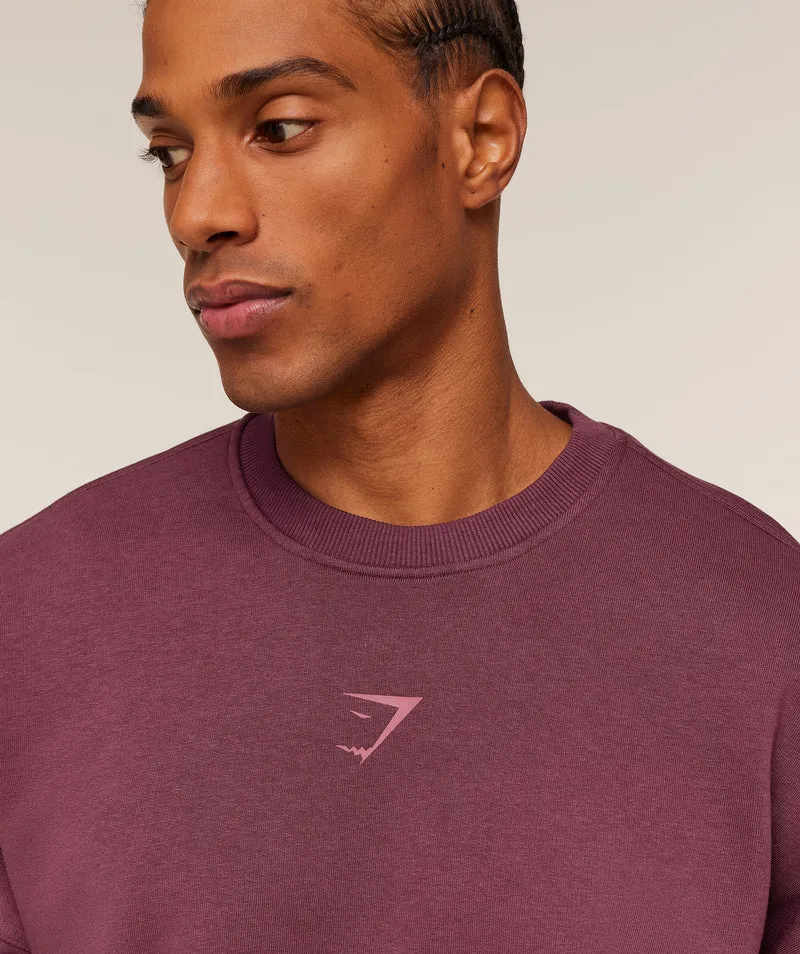 Gymshark Power Crew - Impact Burgundy