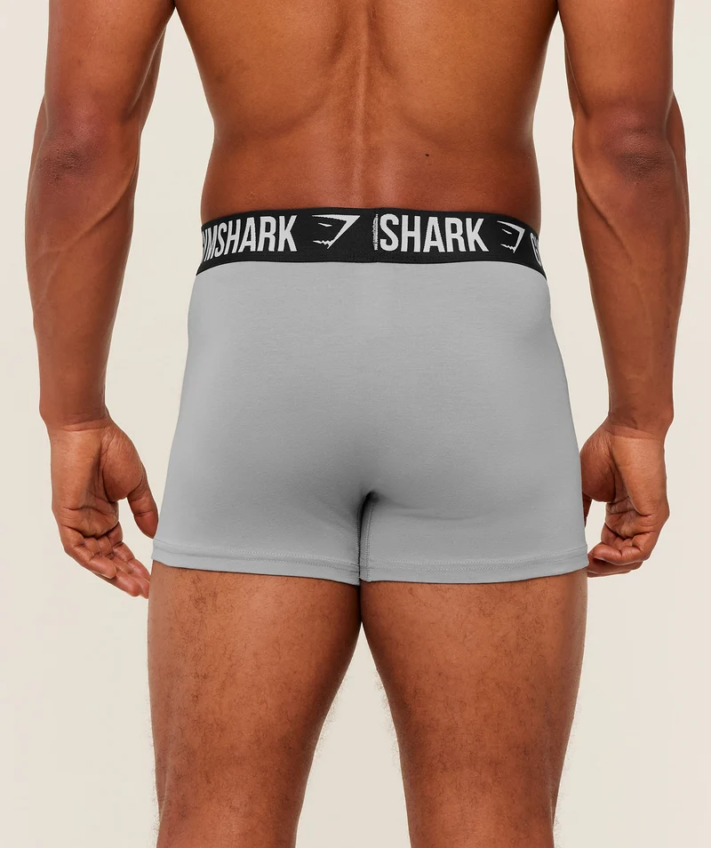 Gymshark Boxer Brief 3PK - Smokey Grey