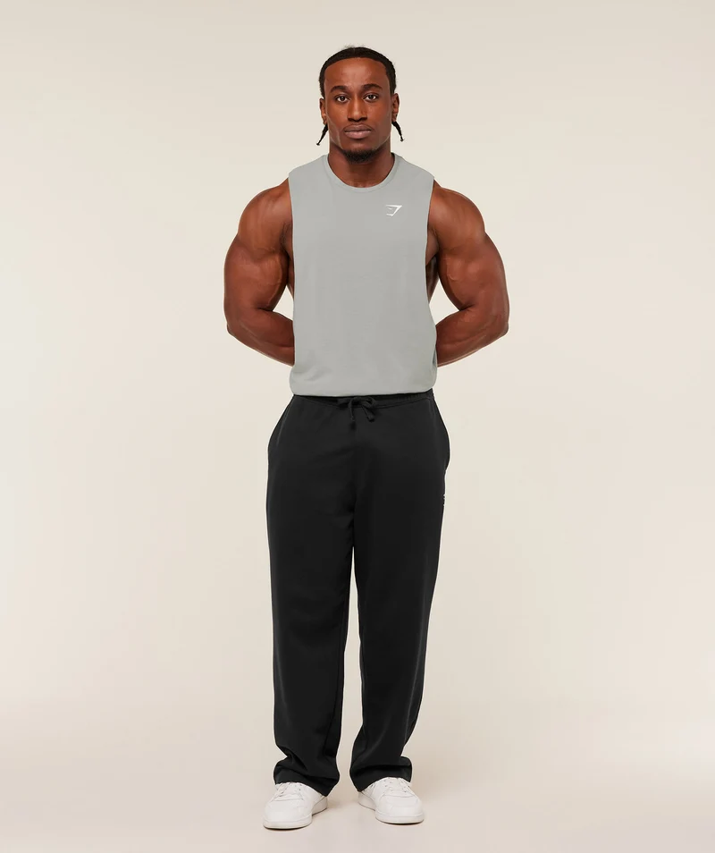 Gymshark Critical Drop Arm Tank - Smokey Grey
