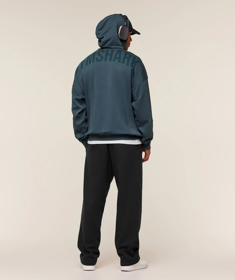 Gymshark Power Oversized Hoodie - Stealth Blue