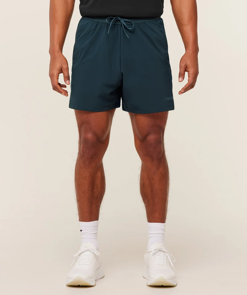 Gymshark Hybrid 6" Short - Deep Petrol Blue