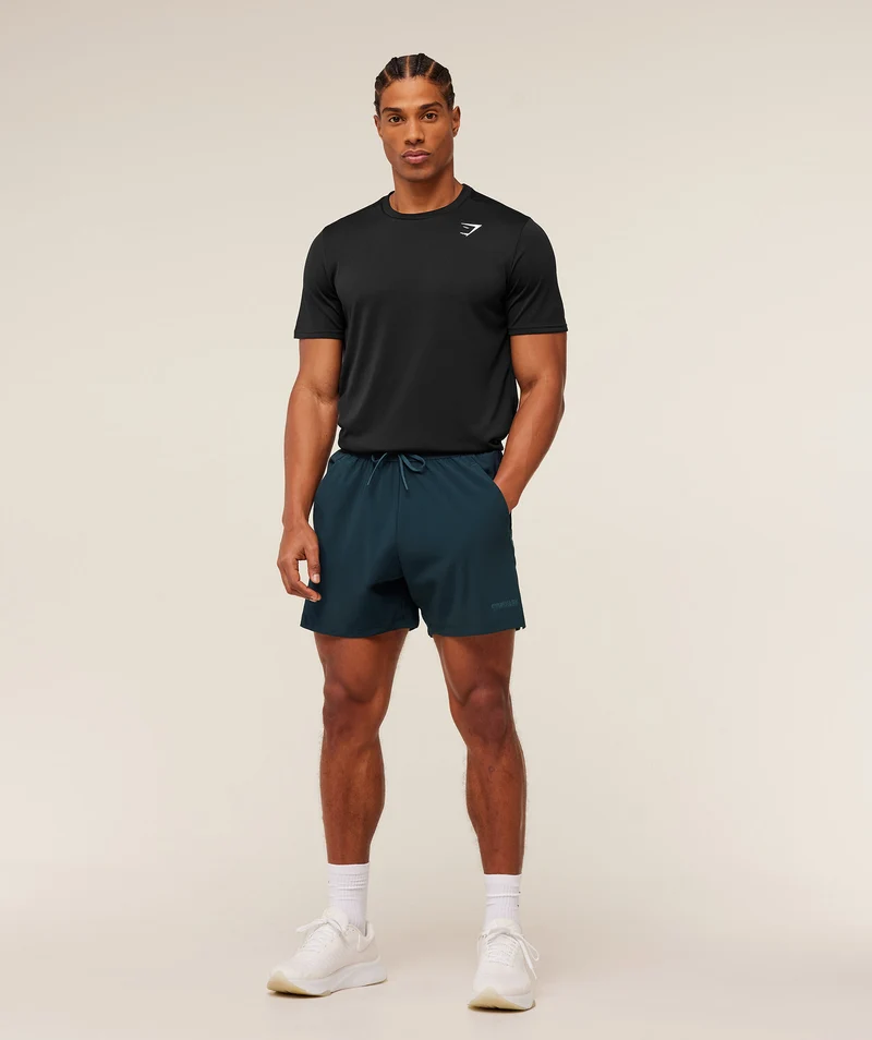 Gymshark Hybrid 6" Short - Deep Petrol Blue