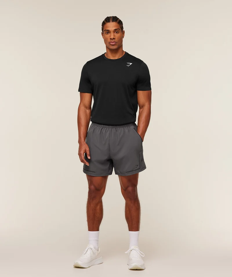 Gymshark Movement Sport 5" Shorts - Onyx Grey