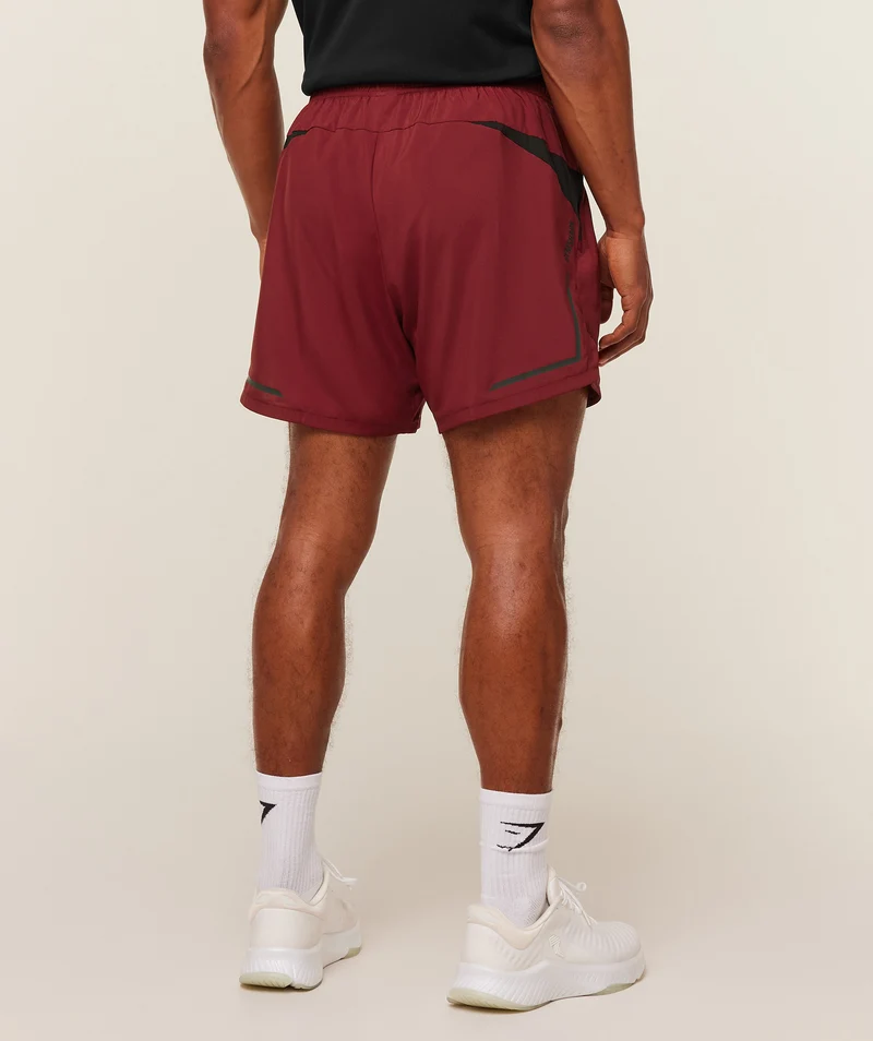 Gymshark Movement Sport 5" Shorts - Sets Red