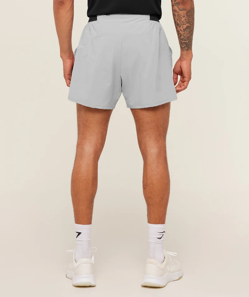 Gymshark Weekend 5" Shorts - Stratus Grey