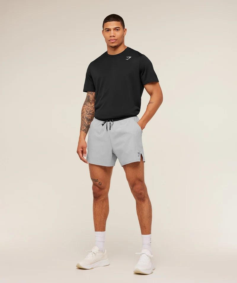 Gymshark Weekend 5" Shorts - Stratus Grey