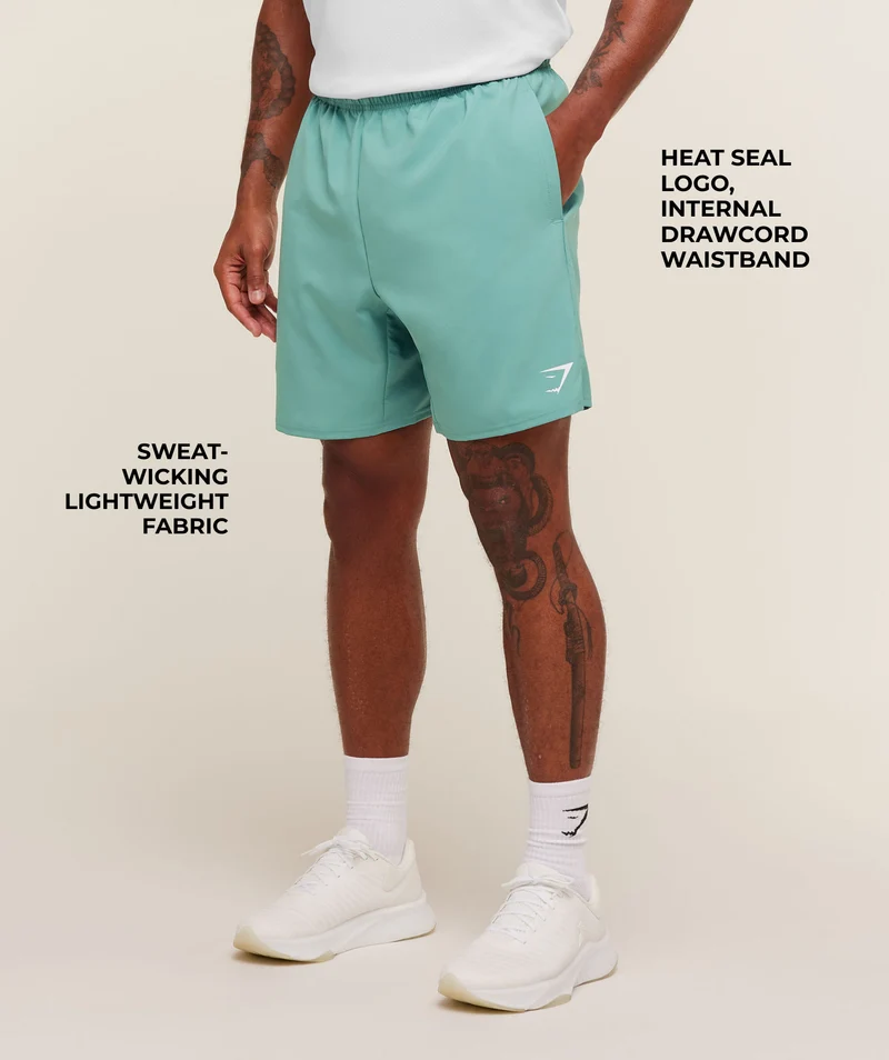 Gymshark Arrival 7" Shorts - Muted Teal